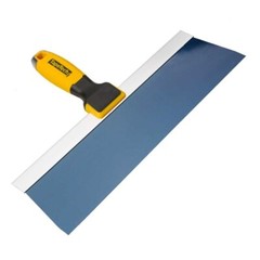 TapeTech Pro Blue Steel Professional Taping Knife Set with 12″ Mud Pan