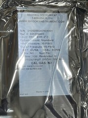 BROOKS INSTRUMENT SLA5851D1MBC1A2A1 GAS AIR DELTA CLAS EL CLASS MASS FLOW SENSOR