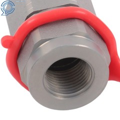3/8″ Flat Face Hydraulic Quick Coupler Set w/ Dust Caps 3/8″ NPT