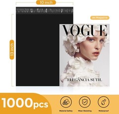 Packaging Bags for Small Business – 1000 Pack Black Mailers