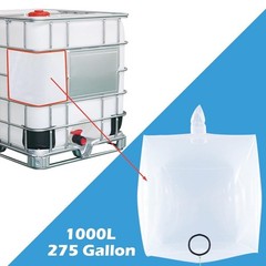 IBC Tote Cove 275 Gallon IBC Water Storage Barrel Liner Bags1000 Liter Rain Ba