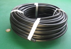 HDPE Tubing .375″ (3/8) OD x .250″ ID (1/4″) x 100 Ft Coil Black
