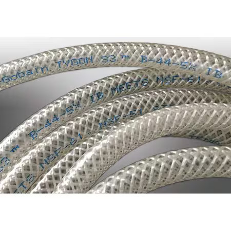 Tygon Amh00046 Pvc Tubing, Tygon, 5/8 In I.D., 7/8 In O.D.
