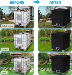 275 Gallon IBC Water Tank Cover – 420D Oxford Fabric with Drawstring