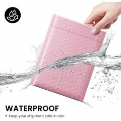 6×9 Baby Pink Bubble Poly Mailers 25 Pack Self Seal Padded Shipping Bags