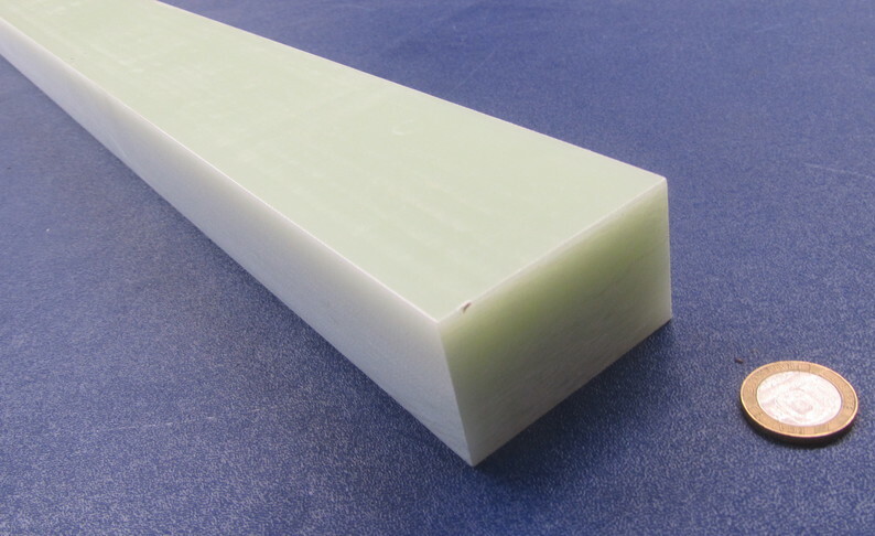 Micarta Phenolic G10FR4 Bar 1.50″ x 2.0″ x 24″