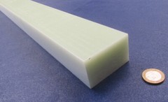Micarta Phenolic G10FR4 Bar 1.50″ x 2.0″ x 24″