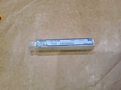 NACHI 3.8MM POWDERED METAL TIALN COATED DRILL , 4 PCS