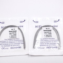 Dental Ortho Thermal Activated Niti Arch Wire Rectangular Ovoid/Square/Natural