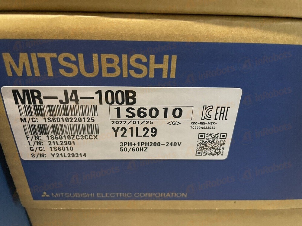 New Mitsubishi MR-J4-100B Servo Amplifier With Warranty 1 Year 1PC
