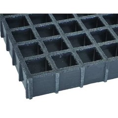 Fibergrate 264466 Fiberglass Molded Grating, 96 In Span, Grit-Top Surface,