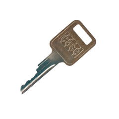 7 pc OEM Logo Heavy Equipment Key Set CAT Case Deere Hitachi JCB Pollak Komatsu