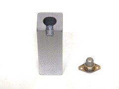 12 Oz Steel 1/2″ Dome Nut Plate Bucking Bar W/ Cleco Clearance Aviation (4-3-5)