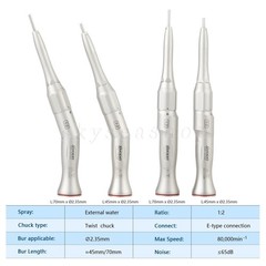 Dental Surgical Straight Handpiece 1:1 1:2 Oral Surgery 20 Degree External /Nose