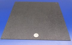 ABS Sheet Haircell Textured, 1 Side, Black, .062″ (1/16″) x 12″ x 12″, 8 Units