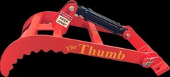 Thumb Grapple. Universal add on grapple attachment for tractors and skid steers