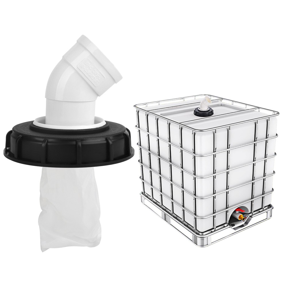 45° IBC Filter With Lid for Rain Water Tank Plastic Filter Cover Durable