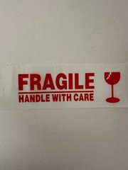 4X Rolls 2″x100 Yards Fragile Handle W Care Packing Shipping Box Sealing Tape US