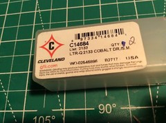 2 pc Cle-Line “Q” Screw Machine Dills Cobalt C14684 L2133 WO-02546896 New (613)