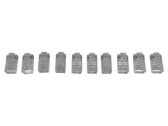 LOT OF 10 NEW RJ50 10P10C Modular Connector for Flat Cable Stranded Crimp