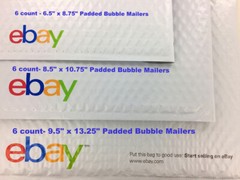 Ebay Branded Shipping Supplies Kit Lot Boxes Padded Envelopes Tape Tissue +