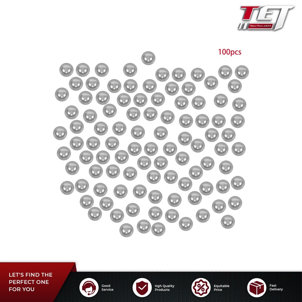 100 Pack of 1″ Chrome Steel Bearing Balls – G25 Precision Bearing Steel Ball