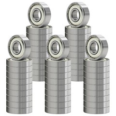608-ZZ Ball Bearing 8x22x7mm 608 ZZ Metal Shielded (Qty 50) 608-ZZ_S_50_S