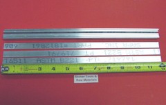 8 Pieces 1/8″ X 1/2″ ALUMINUM 6061 T6511 FLAT BAR 12″ long Extruded Mill Stock