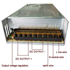 AC 110V/220V to DC 12V 30A 360W Universal Regulated Switching Power Supply Ad…