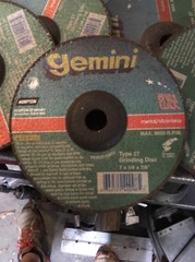 Qty:6 NORTON USA Depressed Center Steel Stainless Grinding Wheel T27 7×1/4×7/8