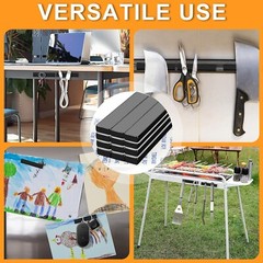 Durable Adhesive Neodymium Magnets – 12-Pack Heavy Duty for Home and Projects
