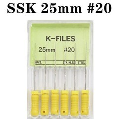 Dental Endo K-FILES Root Canal Stainless Steel Hand Use 21/25/31mm All Sizes