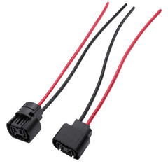 5202 2504 PS24W Female Connector Pigtail Wire Harnesses for Fog Light DRL