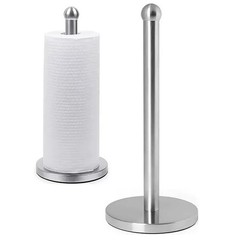 Silver Paper Towel Holder Brushed Nickel Standing Paper Towel Holder Countert…