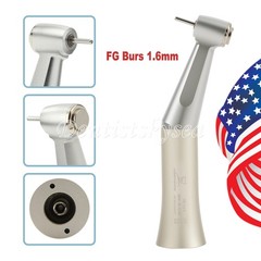 Low Speed Handpiece Push Button Fit FG 1.6mm Burs Contra Angle Dental