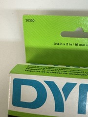 2 – Dymo 3/4″ X 2″ White Return Address Labels 30330 (500 labels)