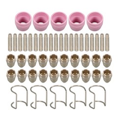 KIT TIPS CUT50 60Amp 50pcs SG-55 AG-60 WSD-60 Plasma Cutter Torch Consumables