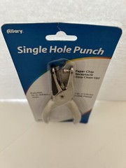 Allary Nickel Plated Single Hole Punch (5 in. – 12.6 cm)