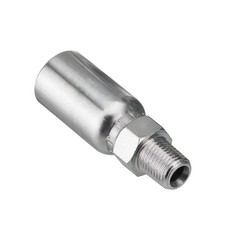 12x 3/8″ I.D. Hose x 1/4″ NPTF Male Hydraulic Hose End Swivel Crimp Fittings New