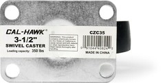 3-1/2″ 350-lb Capacity All-Steel Wide Wheel Swivel Top Plate Casters