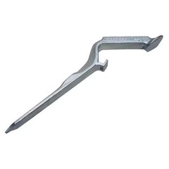 Zoro Select 18 Pail Lid Opener, Silver, Aluminum, 12 In., 18