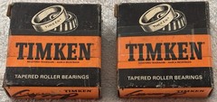 2x NOS TIMKEN L44649 L44610 44649/44610 Taper Roller Bearings In Original Boxes