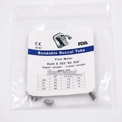 1040 Dental ligature Ties Buccal Tube MBT Roth Edgewise 1st 2nd 018 022 Bondable