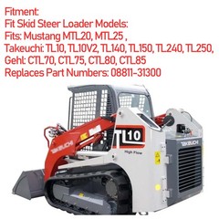 Rear Idler 0881131300 Fit Mustang MTL20 Gehl CTL70, Takeuchi TL10,12,140,150,240