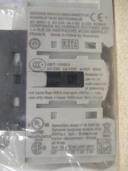 Brand new in box! Socomec SIRCO M2 #22053006 3pole Load Break Switch 63A