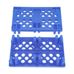Blue Pp Pallet 50*30*10cm Pallet Free Standing Anti-slip particle Floor Pallet