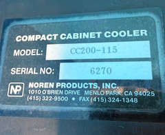 Noren CC200-115 Compact Heat Exchanger Type 12 Air To Air 115VAC 1100BTU