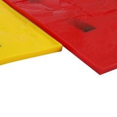 4Pcs Concrete Stone Texture Stamp Mats, PU, 24 × 24 In