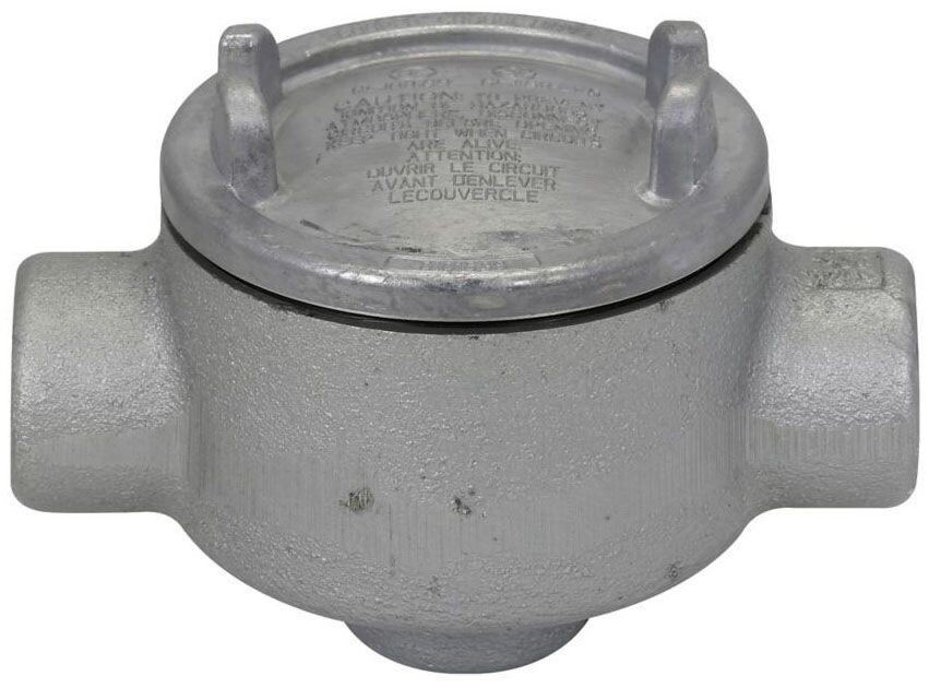 Crouse Hinds GUAD49, 1-1/4″, Explosionproof Conduit Outlet Box, 1 pc
