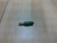 Lot/5 Vintage HH Smith 455 GREEN Solderless Banana Male Plug,15 Amps 1 KV.NOS